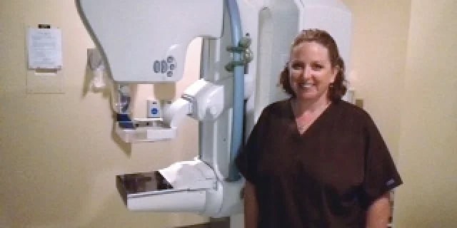 Nurse Becky in exam room