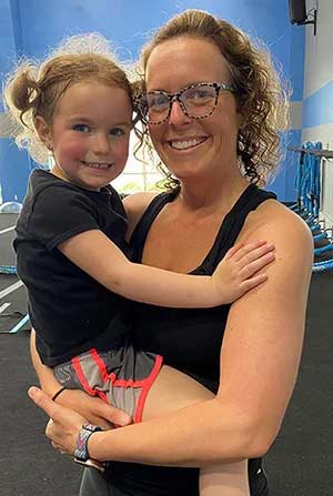 Courtney and her daughter