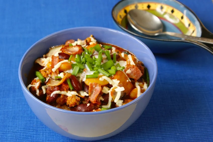 Heart-y Chili for Super Bowl Sunday