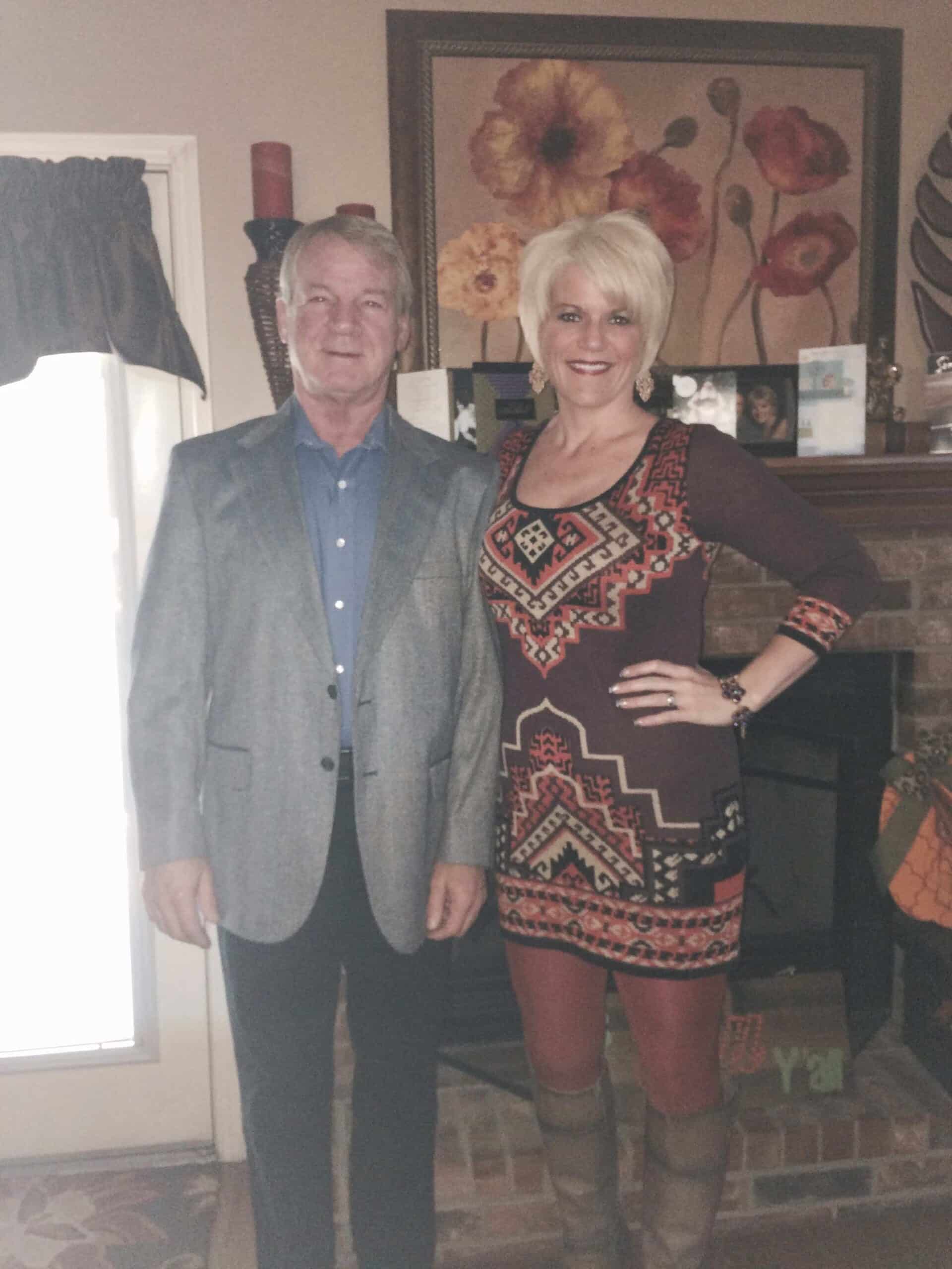 Tracy Mason and her husband