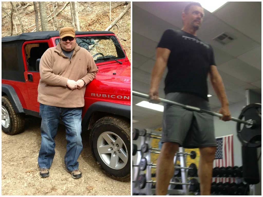 Randy Thomas before and after weight loss photos