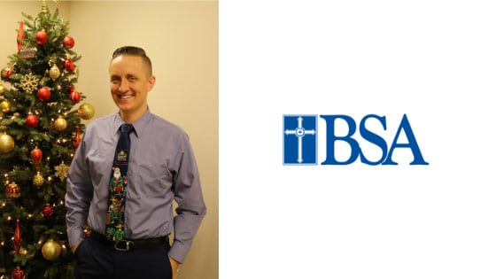 Oh Christmas Tie, Oh Christmas Tie: BSA Employee Continues Festive Tradition