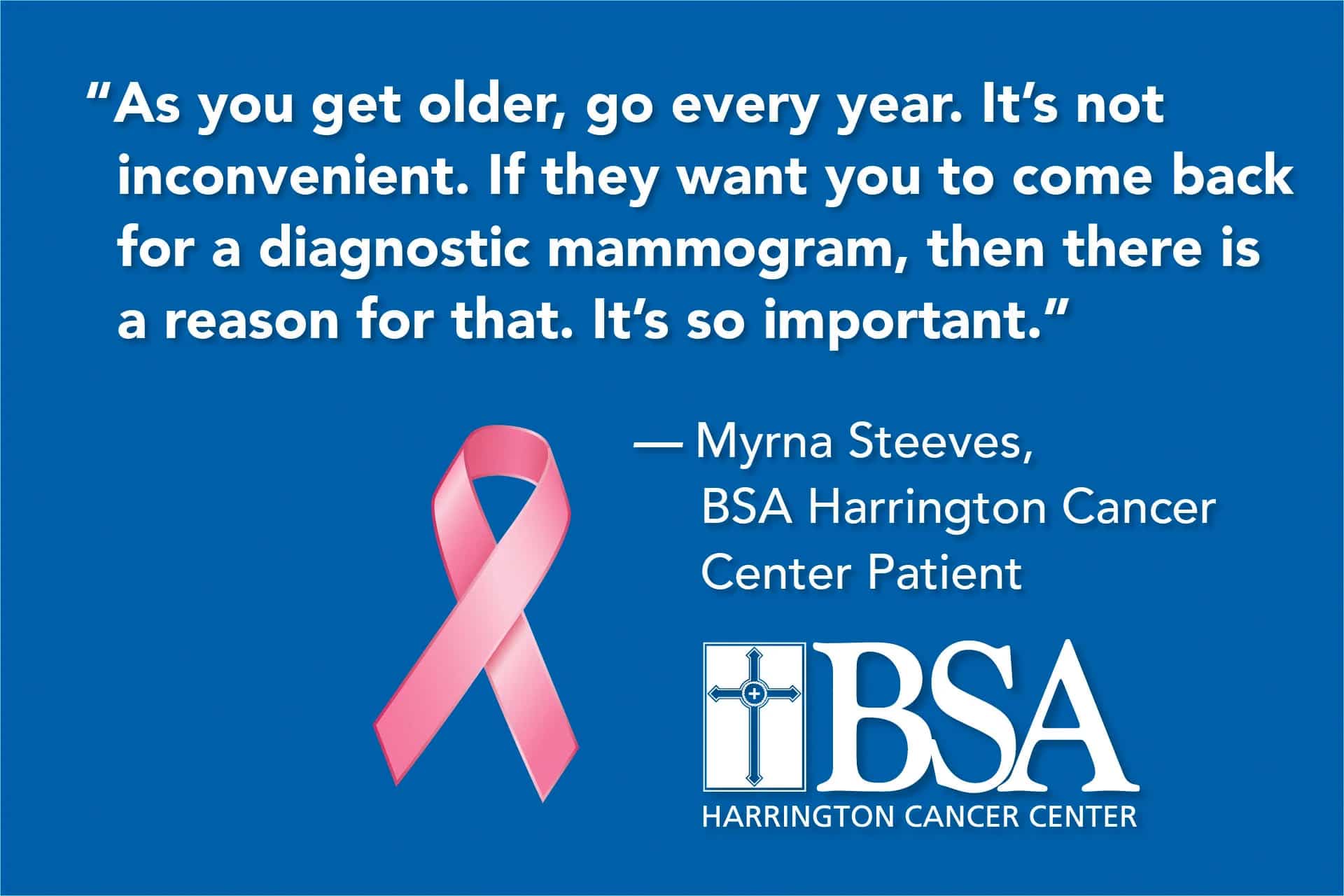 Cancer Survivor Reminds Women the Importance of a Mammogram