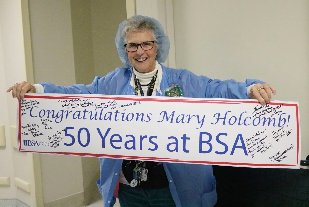 BSA Nurse Celebrates 50 Years of Service