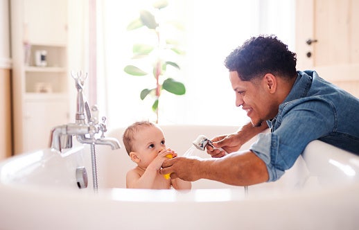 Pediatrician Katie Jackson, M.D., gives tips on how to handle bath time with children
