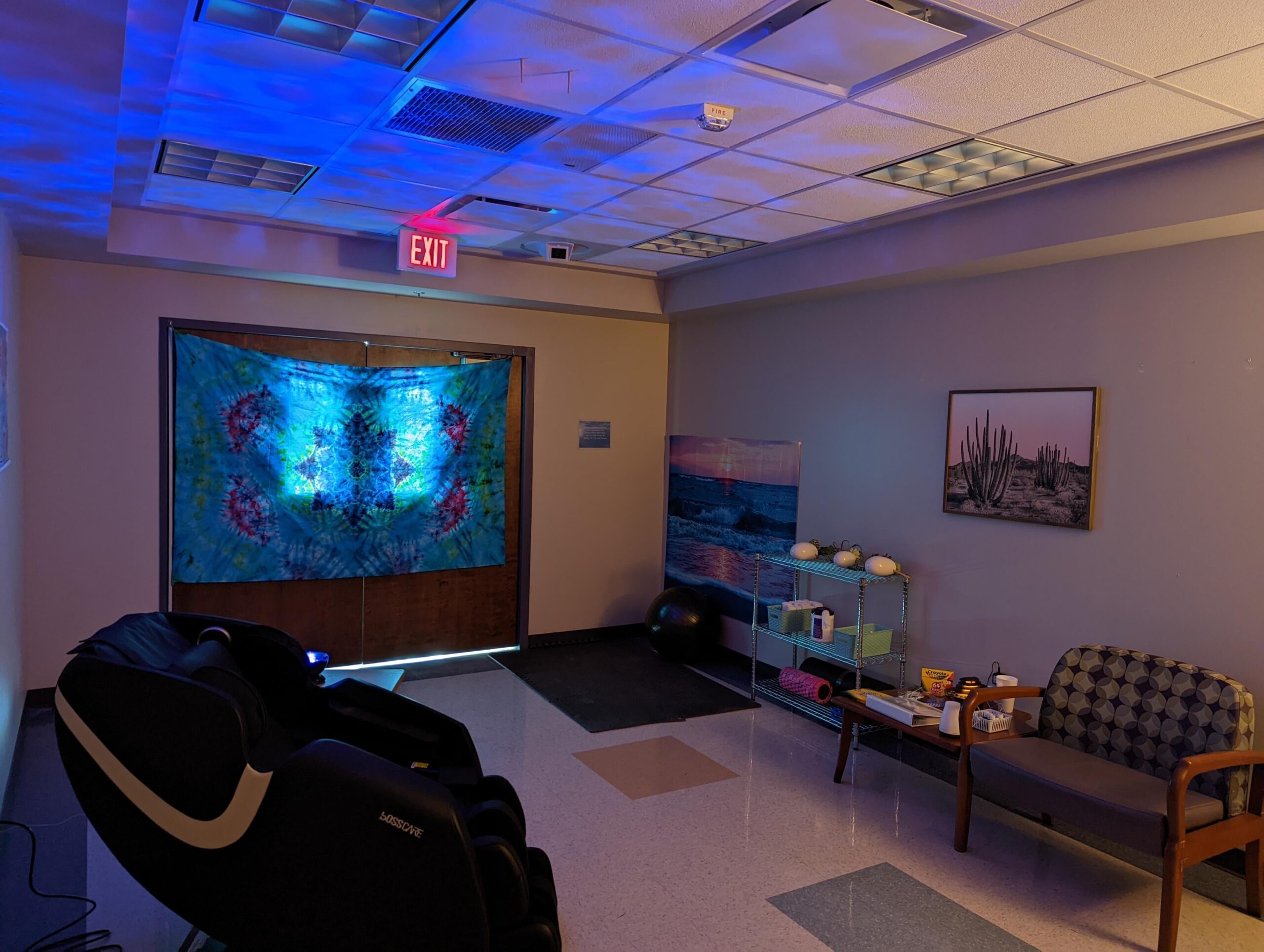 Relaxation rooms provides moment of tranquility at HMC