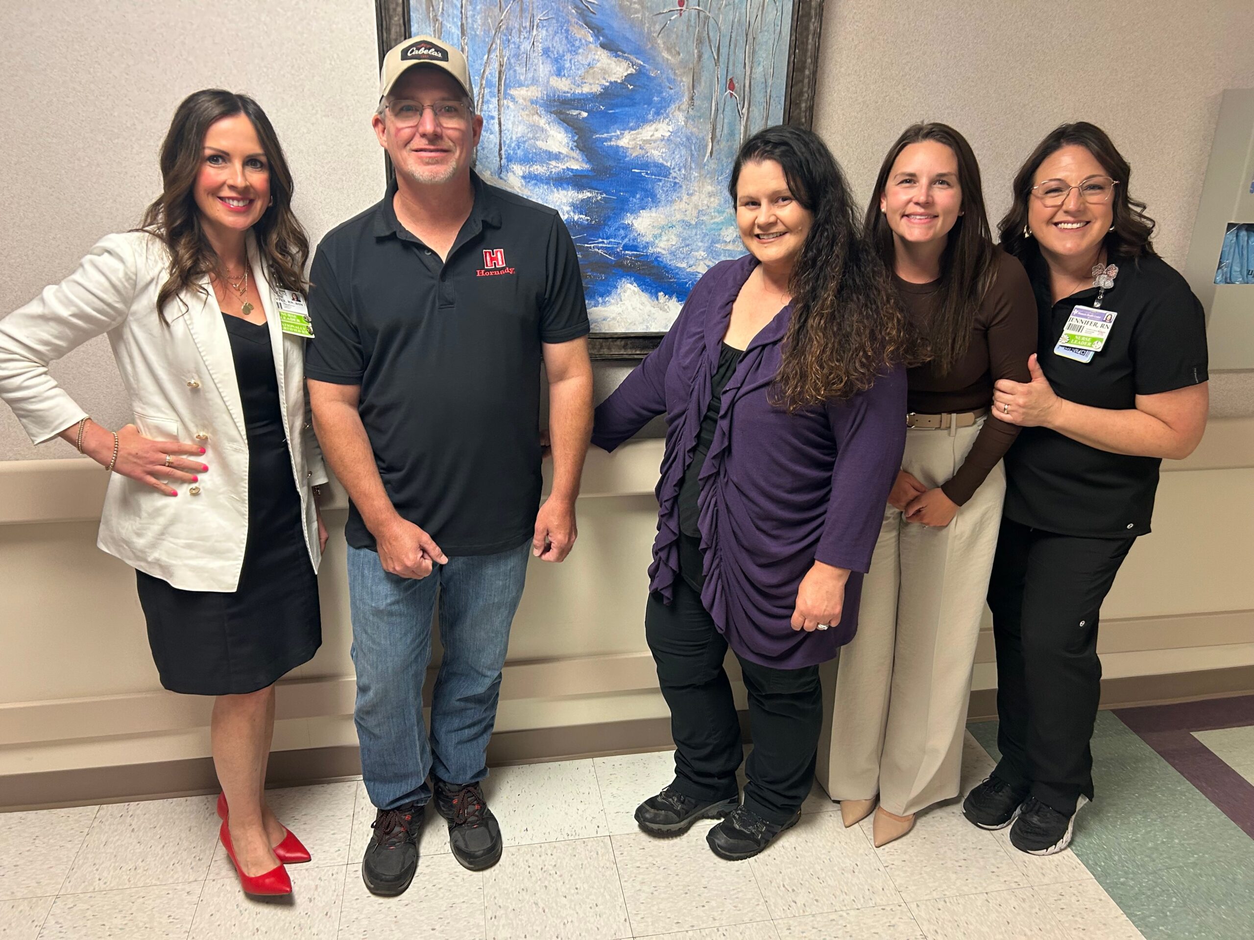 Patient donates final painting to Hillcrest Medical Center after receiving care for terminal cancer