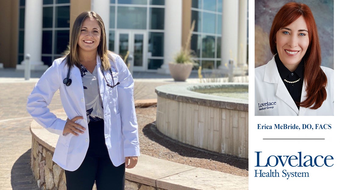 Future physicians learn with Lovelace General Surgery team