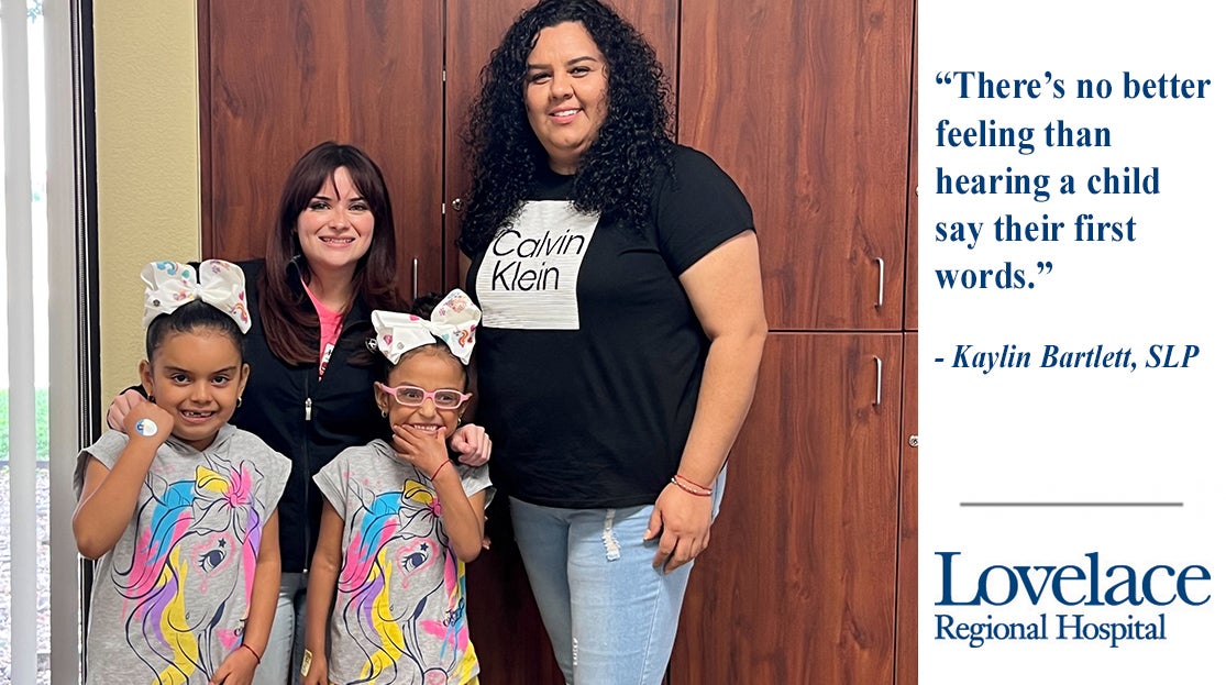 Therapies spark improvements in speech and eating difficulties