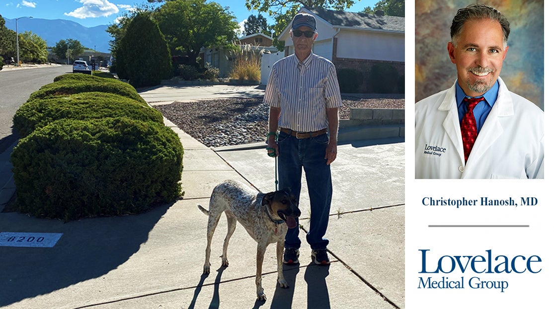 Funeral chaplain walks without pain after hip surgery