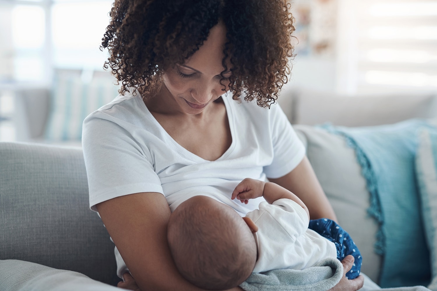 Breastfeeding benefits for moms and babies