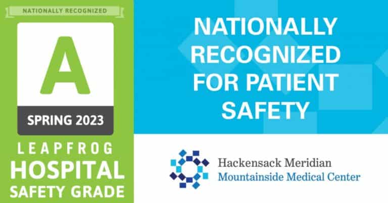 Hackensack Meridian Mountainside Medical Center Awarded Spring 2023 ‘A ...