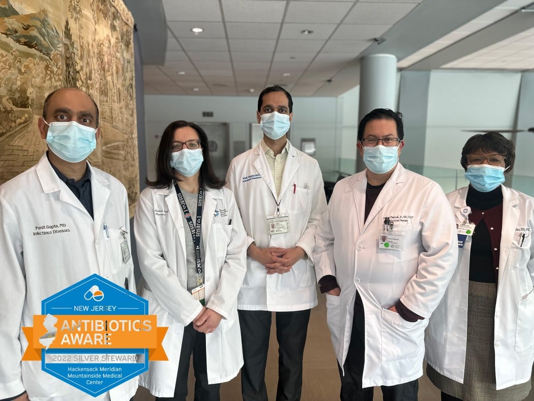 Hackensack Meridian Mountainside Medical Center Recognized for Antimicrobial Stewardship Due to Medication Administration and Safety Protocols