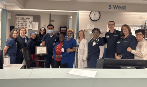 Hackensack Meridian Mountainside Medical Center Care Award Winner Marc Junchaya, BSN, RN