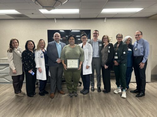 Hackensack Meridian Mountainside Medical Center Care Award Winner Betty Dalzon