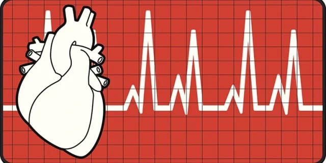 heart graphic with heart beat line