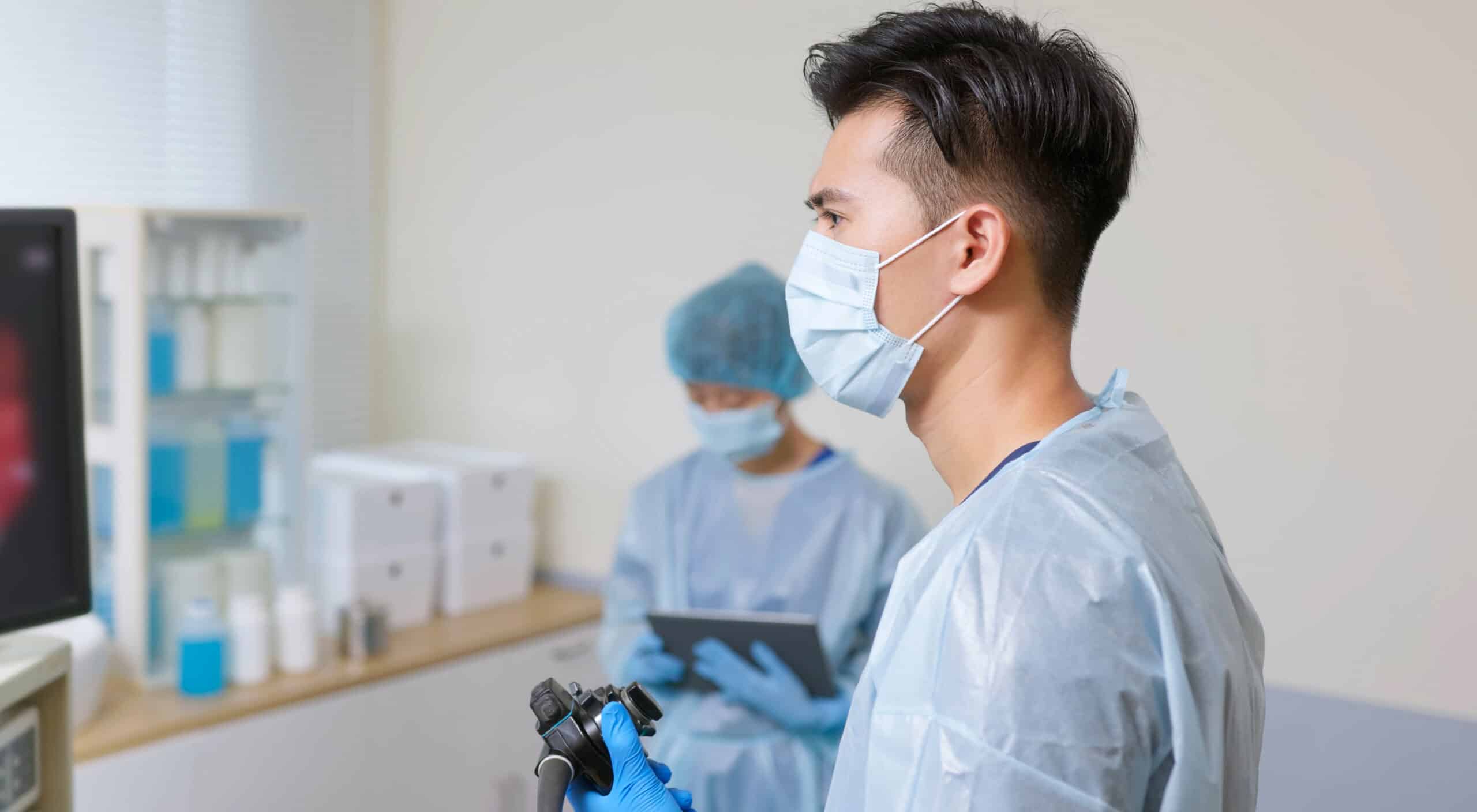 doctor with mask on
