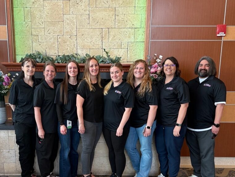 NICU Transport Team gathes for a photo