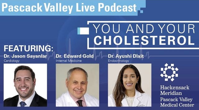 3 doctor photos with the text: You and Your Cholesterol