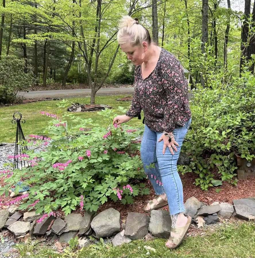 Kate in the garden