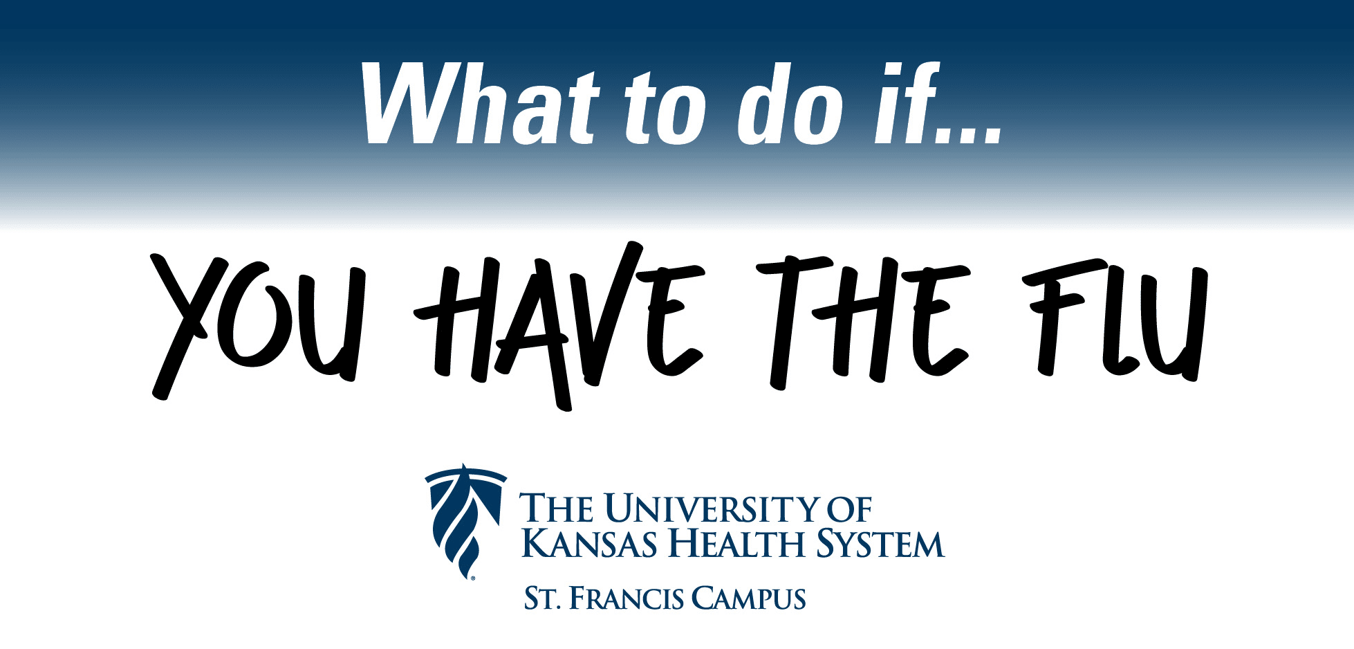 What to do if … you have the flu