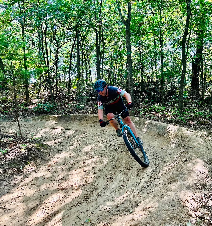 man on dirt bike