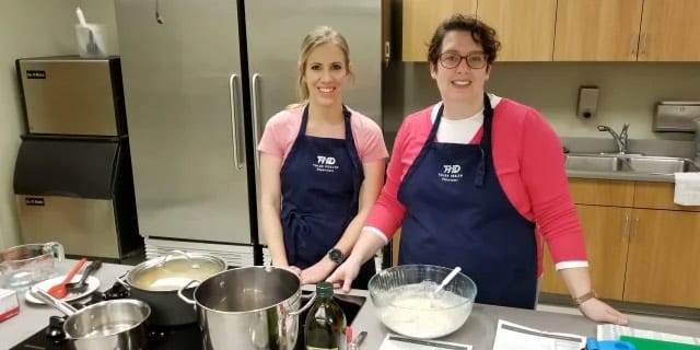 two chefs in the kitchen
