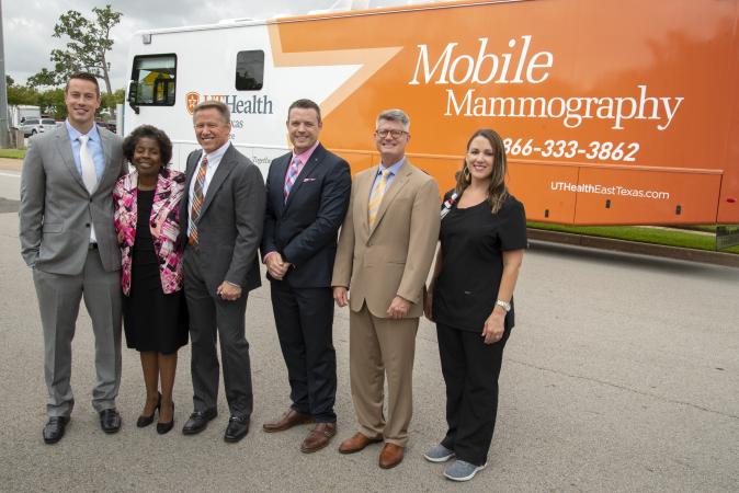 UT Health East Texas unveils new mobile mammography coach Features 3-D mammography exams