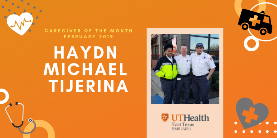 Answering the Call: Haydn Tijerina is Awarded Caregiver of the Month