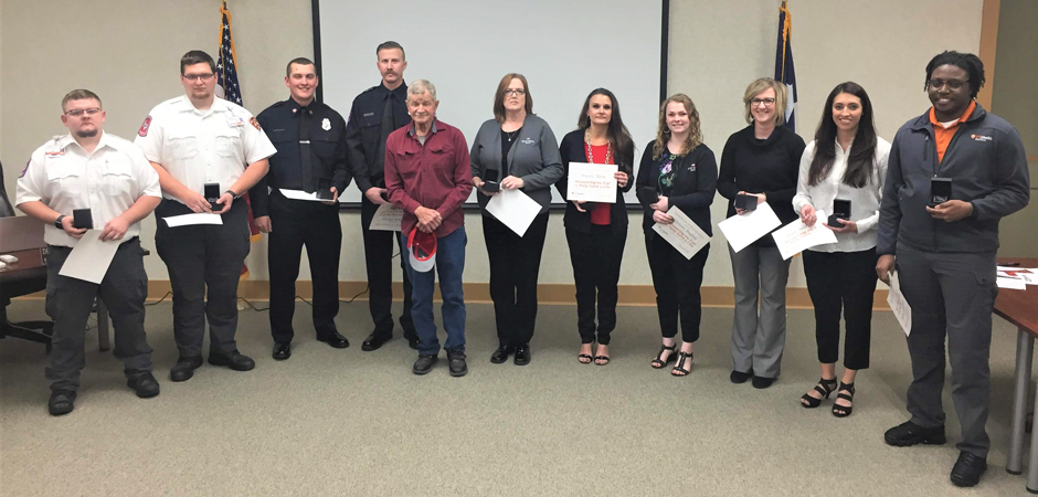 UT Health East Texas EMS/AIR 1 Recognize Community, First Responders