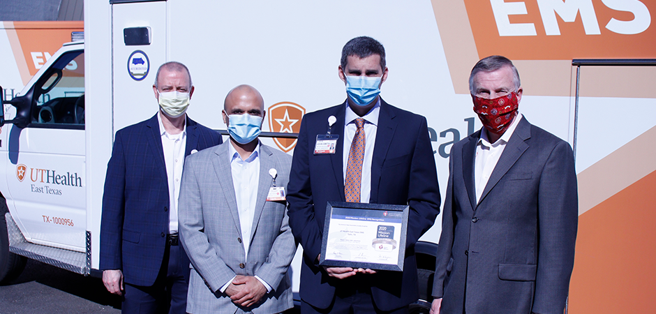 UT Health East Texas EMS receives American Heart Association’s Mission: Lifeline EMS Gold Plus Recognition Award