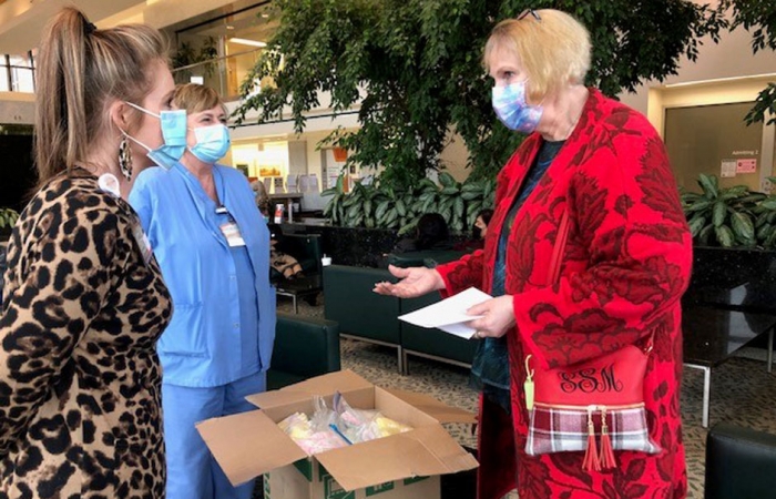 UT Health Henderson receives donation of hand-crocheted baby blankets