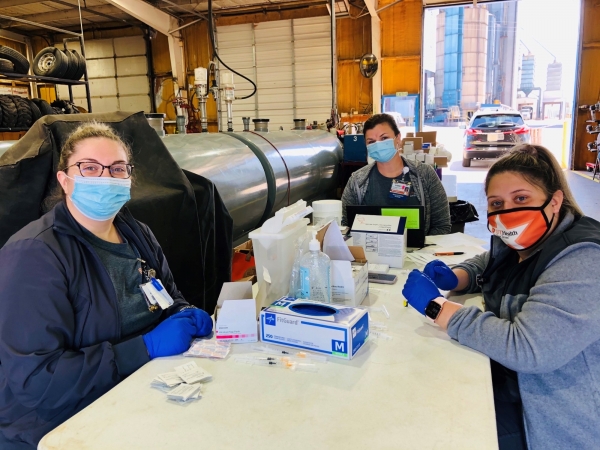 UT Health Pittsburg provides COVID-19 vaccines for Pilgrim’s employees