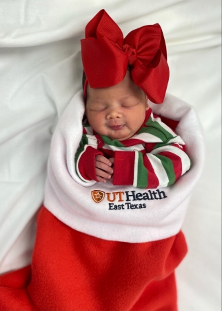 Babies born at UT Health East Texas receive special Christmas stocking