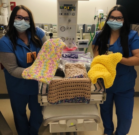 Hill Country Grandmother Donates Handmade Blankets to UT Health Tyler NICU