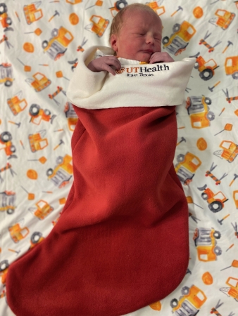 Babies born at UT Health Jacksonville receive special Christmas stocking