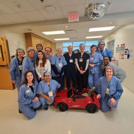 UT Health Athens provides pediatric patients a stylish ride to surgery