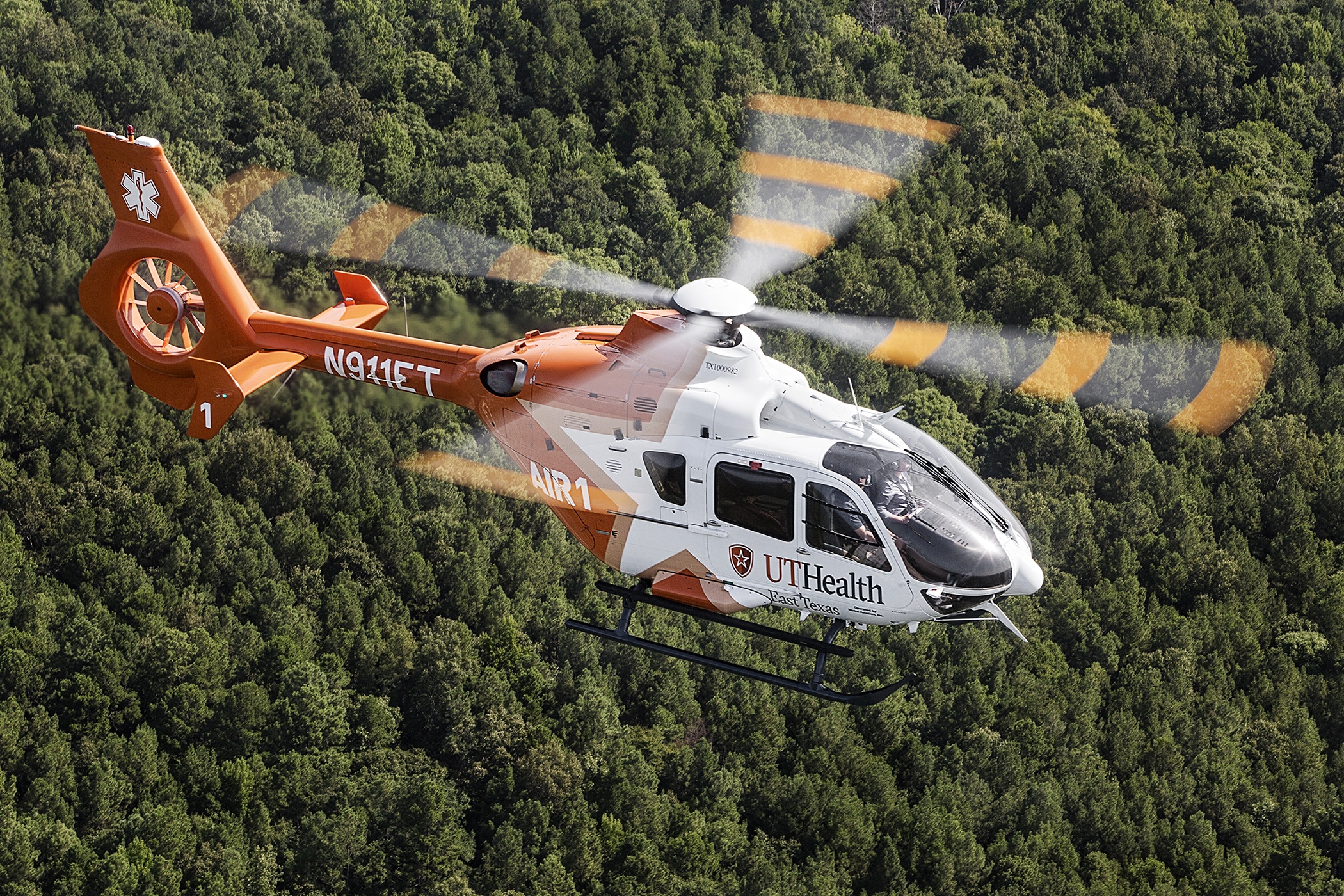 UT Health East Texas AIR 1 Celebrates 40 Years of Life-Saving Service