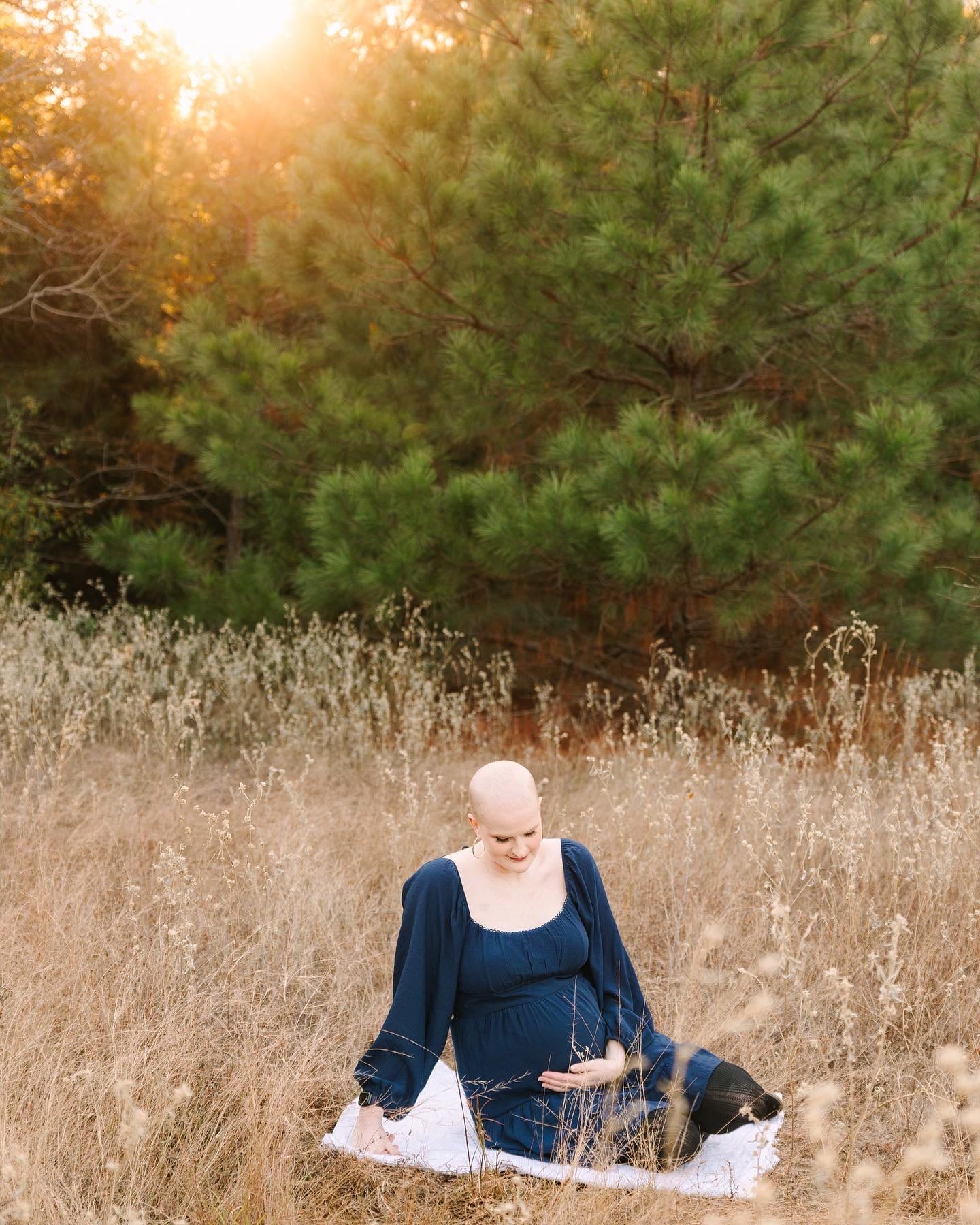 Kirsten Vulgamott during her pregnancy.