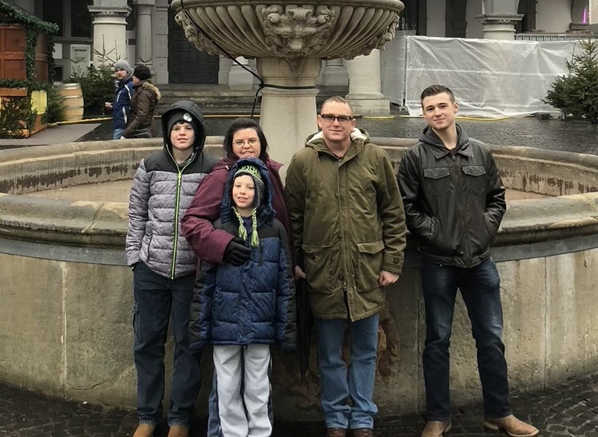 Reppond Family on vacation